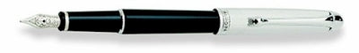 DS 02817 AURORA 817-EF 88 SM FOUNTAIN PEN W/CHROME CAP Extra Fine Nib - Allow 3 weeks for delivery