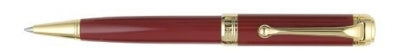 AU 03202 AURORA D32/X TALENTUM BURGUNDY Ballpoint Pen W/GOLD TRIM