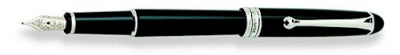 DS 18101 AURORA 810/C-F SMALL FOUNTAIN PEN W/NIKARGENTA TRIM Fine Nib