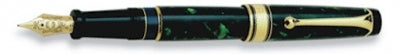 DS 29963 AURORA 996/V-EF EMERALD GREEN FOUNTAIN PEN Extra Fine Nib