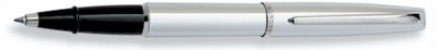 AU 70000 AURORA E70 STYLE ROLLERBALL PEN WITH SHINY CHROME BARREL AND CAP