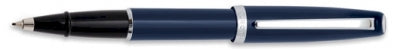 DS 72003 AURORA E72/CB STYLE RESIN BLUE w/CHROME ROLLERBALL PEN