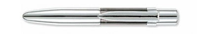 I2 20349 Fisher INF-BTN1 Infinium Black Titanium/Chrome BLUE INK Medium Space Pen *