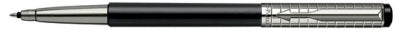 00300 Parker Vector Black SS Chiseled Rollerball Pen Black Ink 1774550 NLA S0908810