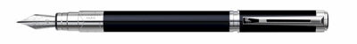 1750128 Waterman Perspective Black CT Fountain Pen M-Nib [E] S0830680 *