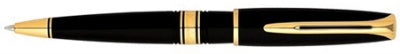 30057 Waterman Charleston Ebony Black GT Ballpoint Pen S0701010 *